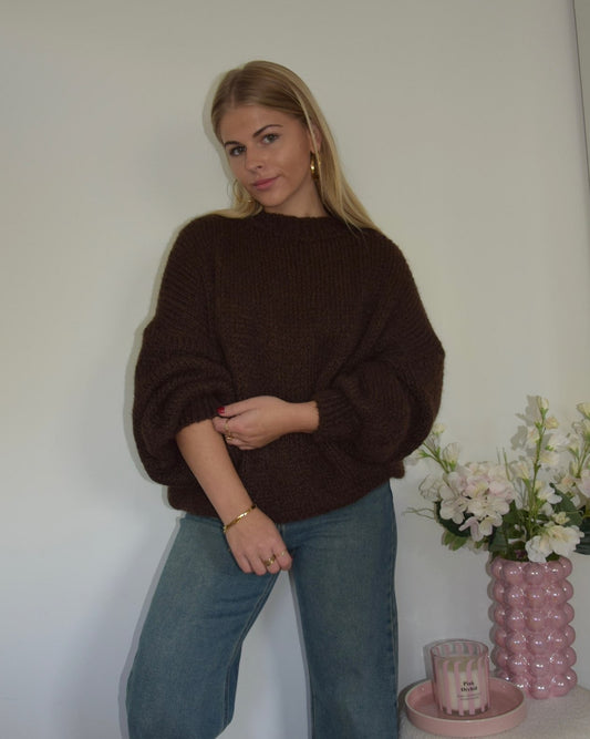 Lisa trui chocobruin