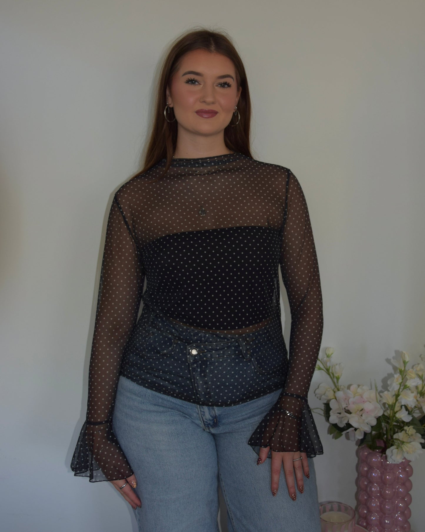 Polkadot mesh top
