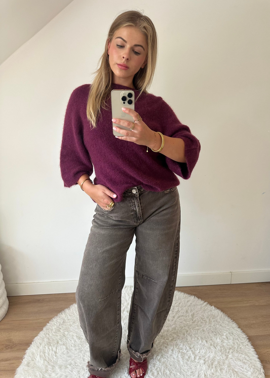 Plum sweater